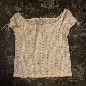 Banana Republic Size M Eyelet Top